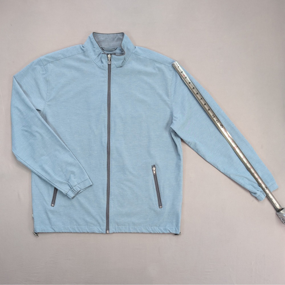 Linksoul Blue Full Zip Golf Jacket Large - Picture 11 of 14